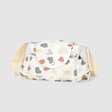 Organic Cotton Baby Stroller Organiser – Waterproof Pram Bag with Animal Print - Little Gusto