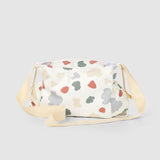 Organic Cotton Baby Stroller Organiser – Waterproof Pram Bag with Animal Print - Little Gusto
