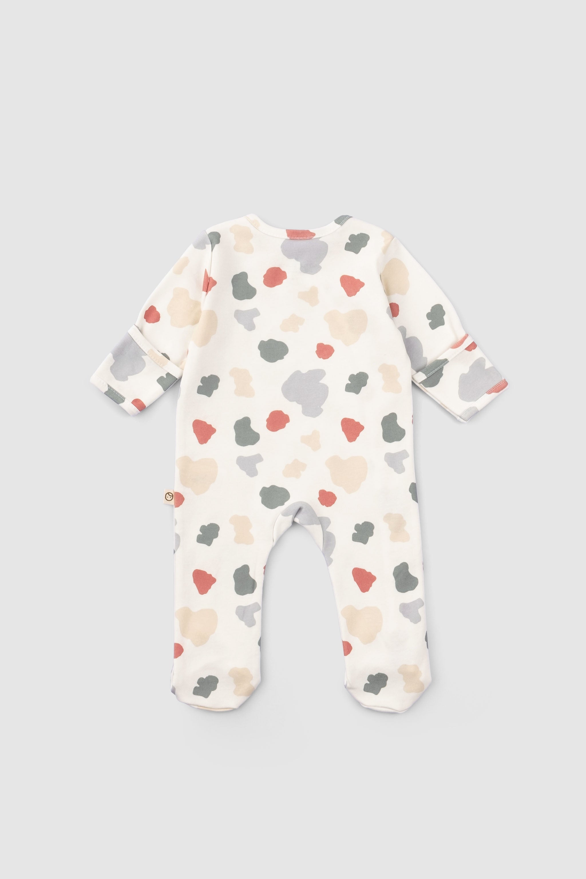 Organic Baby Sleepsuit - Long Sleeve Footed 2-Pack (Animal Pattern) - Little Gusto
