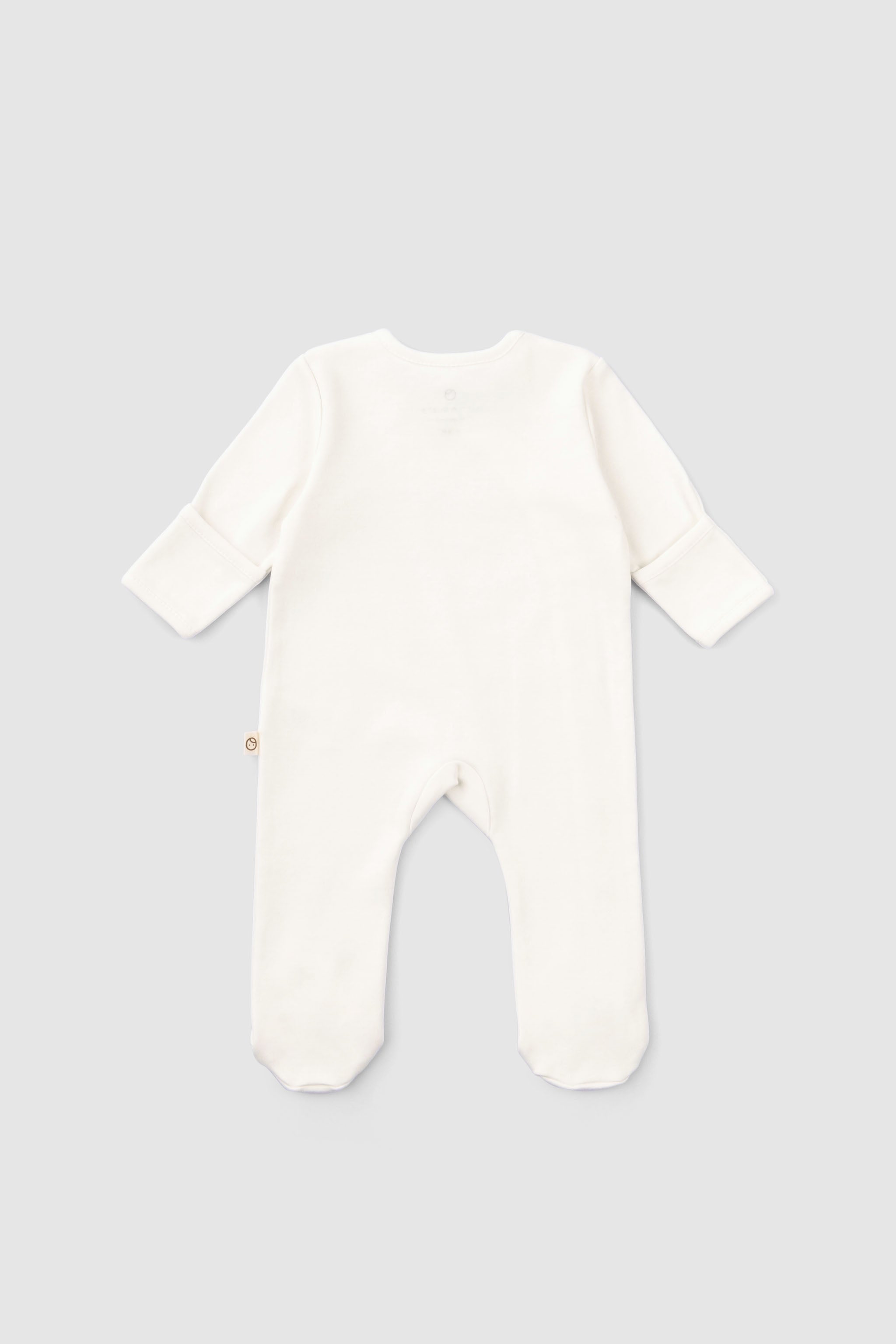 Organic Baby Sleepsuit - Long Sleeve Footed 2-Pack (Animal Pattern) - Little Gusto