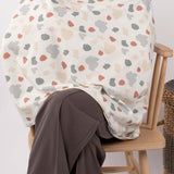 Organic Cotton Nursing and Stroller Cover with Bag Animal Patterned