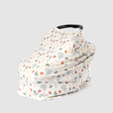 Organic Cotton Nursing and Stroller Cover with Bag Animal Patterned