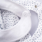 2-Pack Organic Cotton Waterproof Baby Bandana Bib Set – Marine Prints