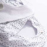 2-Pack Organic Cotton Waterproof Baby Bandana Bib Set – Marine Prints