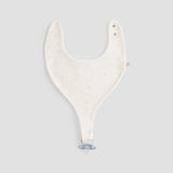 2-Pack Organic Cotton Waterproof Baby Bib Set – Ecru