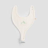 2-Pack Organic Cotton Waterproof Baby Bib Set – Ecru