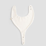 2-Pack Organic Cotton Waterproof Baby Bib Set – Ecru