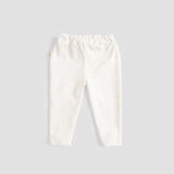 2 Pack Organic Cotton Baby Trousers - Ecru