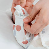 Organic Baby Sleepsuit - Long Sleeve Footed 2-Pack (Animal Pattern)