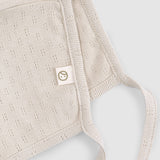 Organic Cotton Pointel English Newborn Beige Hat