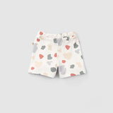 Organic Cotton Baby Shorts Set Animal Patterned