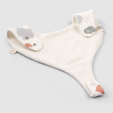 Organic Baby Bandana Bibs with Pacifier Clip - 2-Pack Teething & Drooling Set - Little Gusto