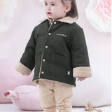 Gabardine Wellsoft Baby Jacket – Green
