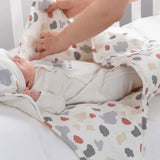 Organic Baby Swaddle Blanket - Breathable Cotton Sleep Wrap (Animal)