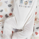 Organic Baby Sleepsuits - Long Sleeve Footed 2-Pack (Green)
