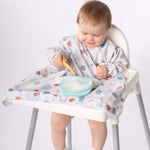 Waterproof Long Sleeve BLW Bib – Adjustable Fit (Animal Pattern) - Little Gusto