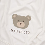 Organic Cotton Double Layer Bunny Baby Blanket - Ecru