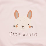 Organic Cotton Double Layer Bunny Baby Blanket - Pink