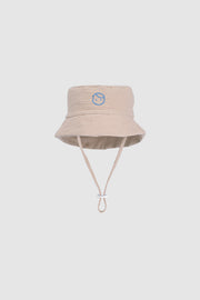 Organic Cotton Muslin Baby Sun Hat - Beige