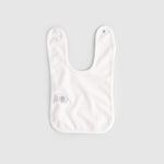 soft baby bib organic cotton pink