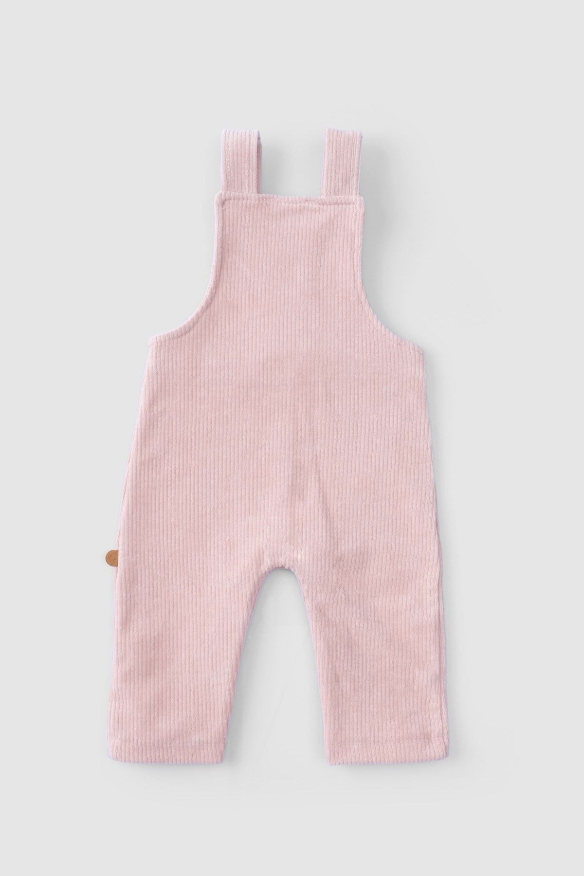 baby dungarees snap button fastening detail