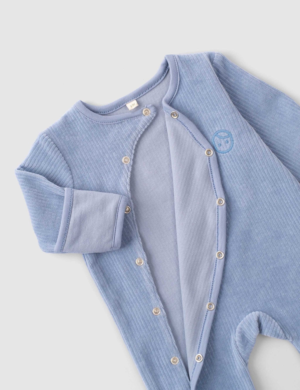 footed baby romper winter organic
