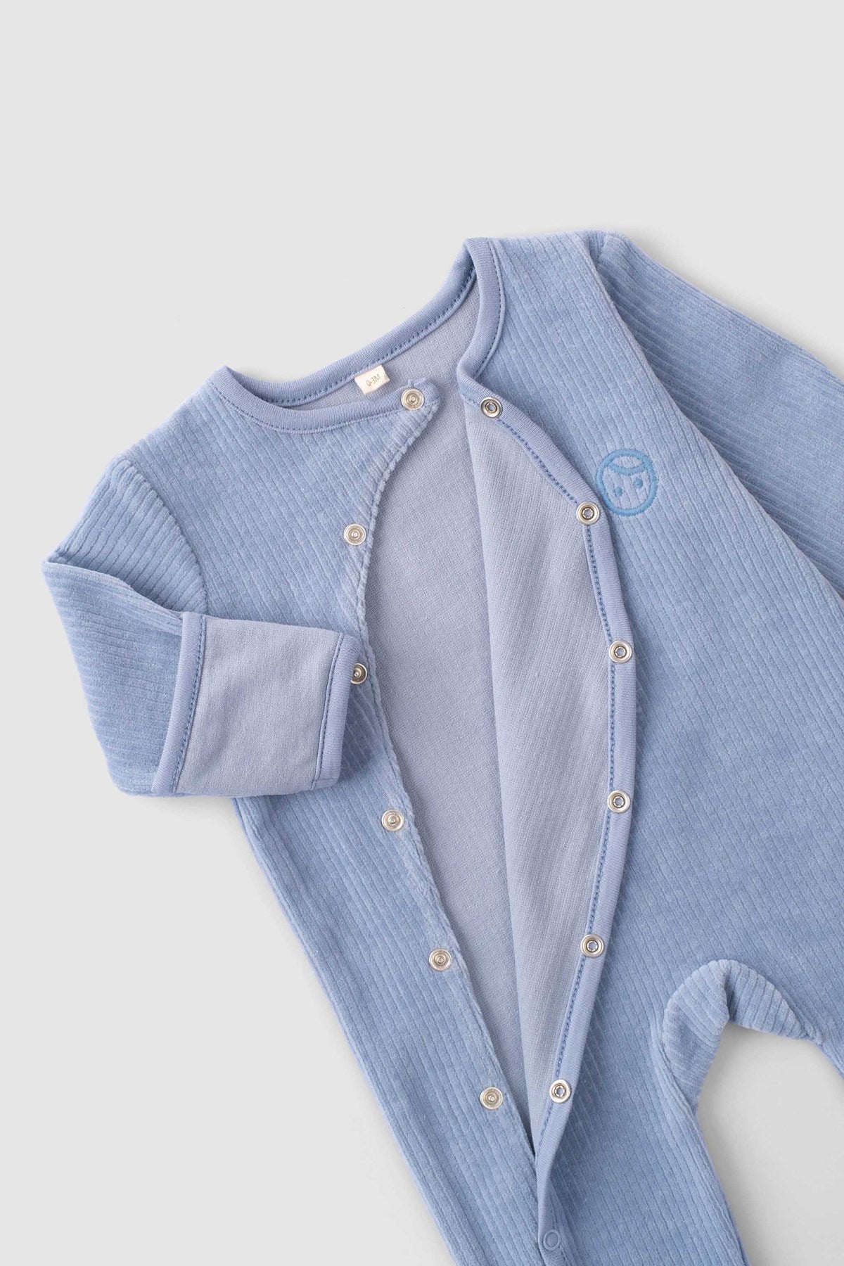 footed baby romper winter organic

