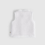 Reversible Quilted Baby Gilet – Blue