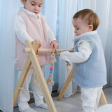 Reversible Quilted Baby Gilet – Pink