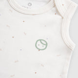 Twig Organic Cotton 2 Pack Baby Bodysuits – Ecru