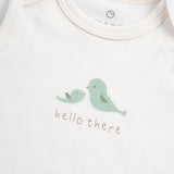 Twig Organic Cotton 2 Pack Baby Bodysuits – Ecru