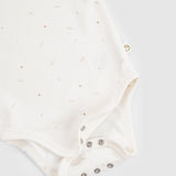 Twig Organic Cotton 2 Pack Baby Bodysuits – Ecru