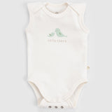 Twig Organic Cotton 2 Pack Baby Bodysuits – Ecru