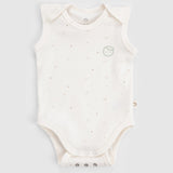 Twig Organic Cotton 2 Pack Baby Bodysuits – Ecru