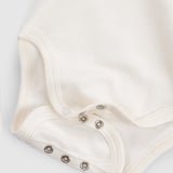Twig Organic Cotton 2 Pack Long Sleeve Baby Bodysuits – Ecru