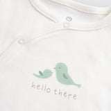 Twig Organic Cotton Sleepsuit 2 Pack – Ecru