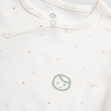 Twig Organic Cotton Sleepsuit 2 Pack – Ecru