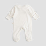 Twig Organic Cotton Sleepsuit 2 Pack – Ecru
