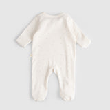 Twig Organic Cotton Sleepsuit 2 Pack – Ecru