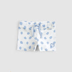 baby swim shorts drawstring detail blue