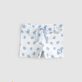 baby swim shorts drawstring detail blue