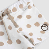 baby swim shorts drawstring detail brown