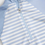 UPF 50+ Baby Swimsuit - Blue Striped
