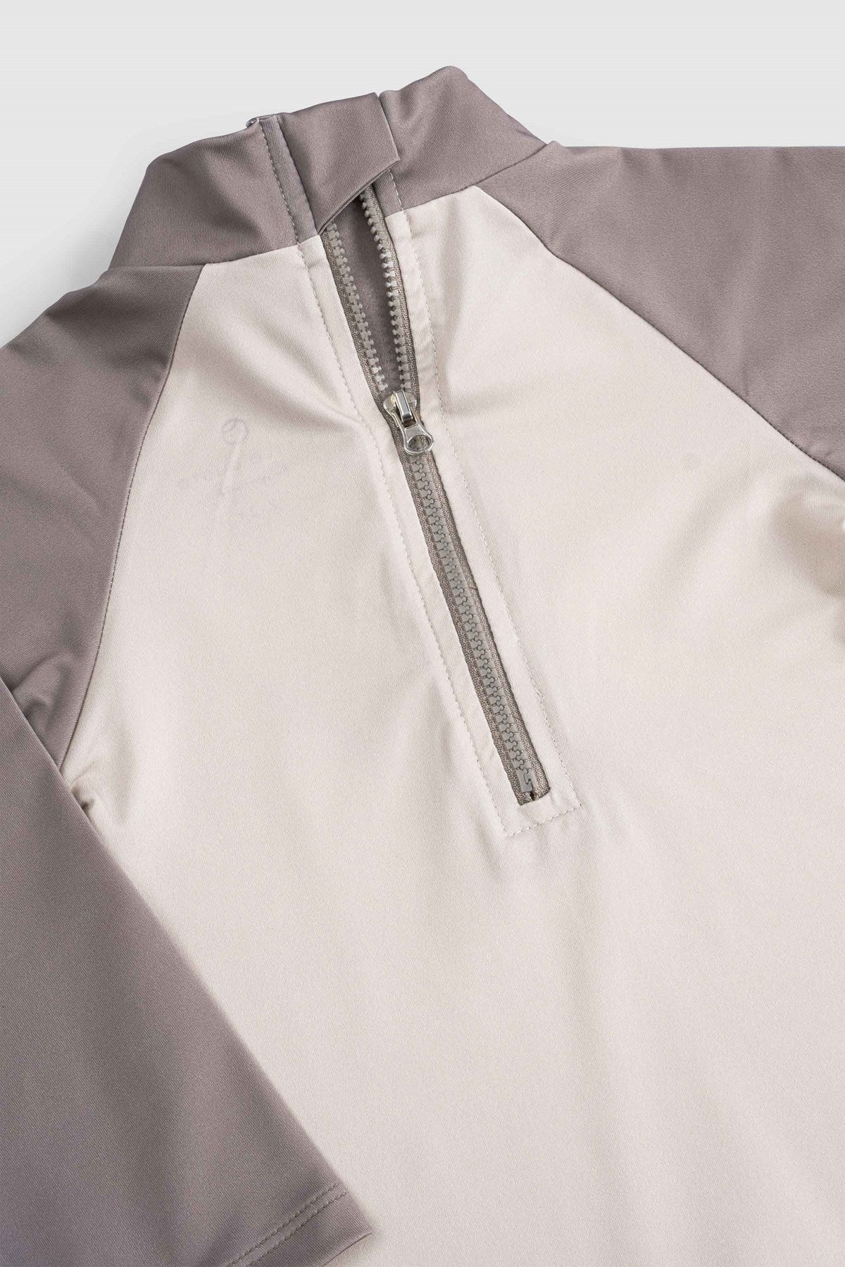 upf 50 baby swim shorts brown dots