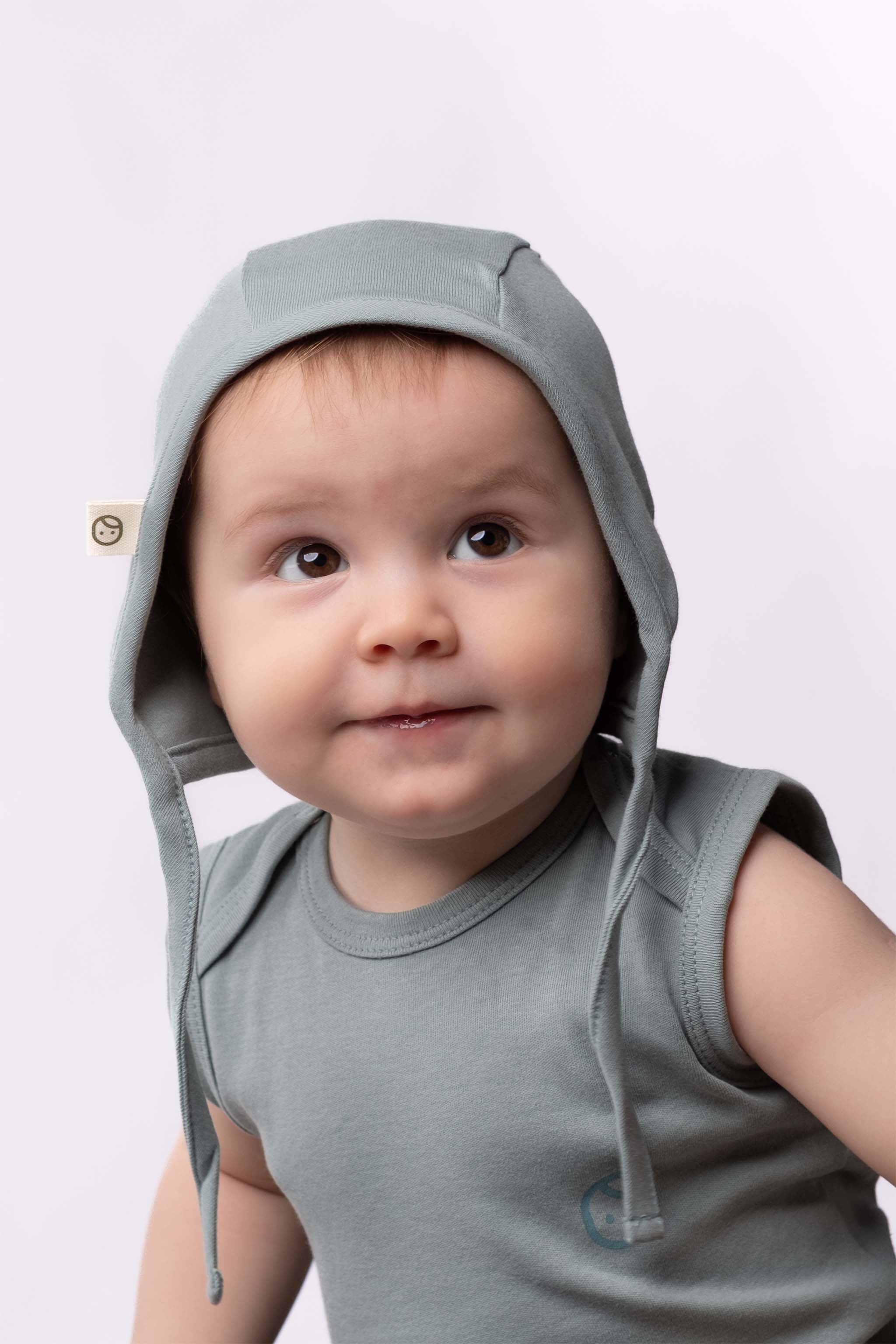 Organic Cotton Baby Bonnet - Infant Beanie with Animal Pattern - 2 Pack - Little Gusto