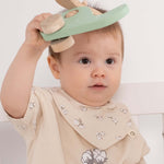 Organic Baby Bandana Bibs – Waterproof Adjustable 3-Pack (Cotton Pattern) - Little Gusto