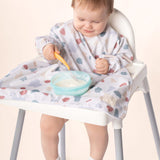Waterproof Long Sleeve BLW Bib - Adjustable Fit (Animal Pattern)