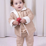 Gabardine Wellsoft Baby Jacket – Beige