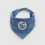 2-Pack Waterproof Organic Cotton Bandana Bib Set – Blue