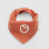 2-Pack Waterproof Organic Cotton Bandana Bib Set – Orange